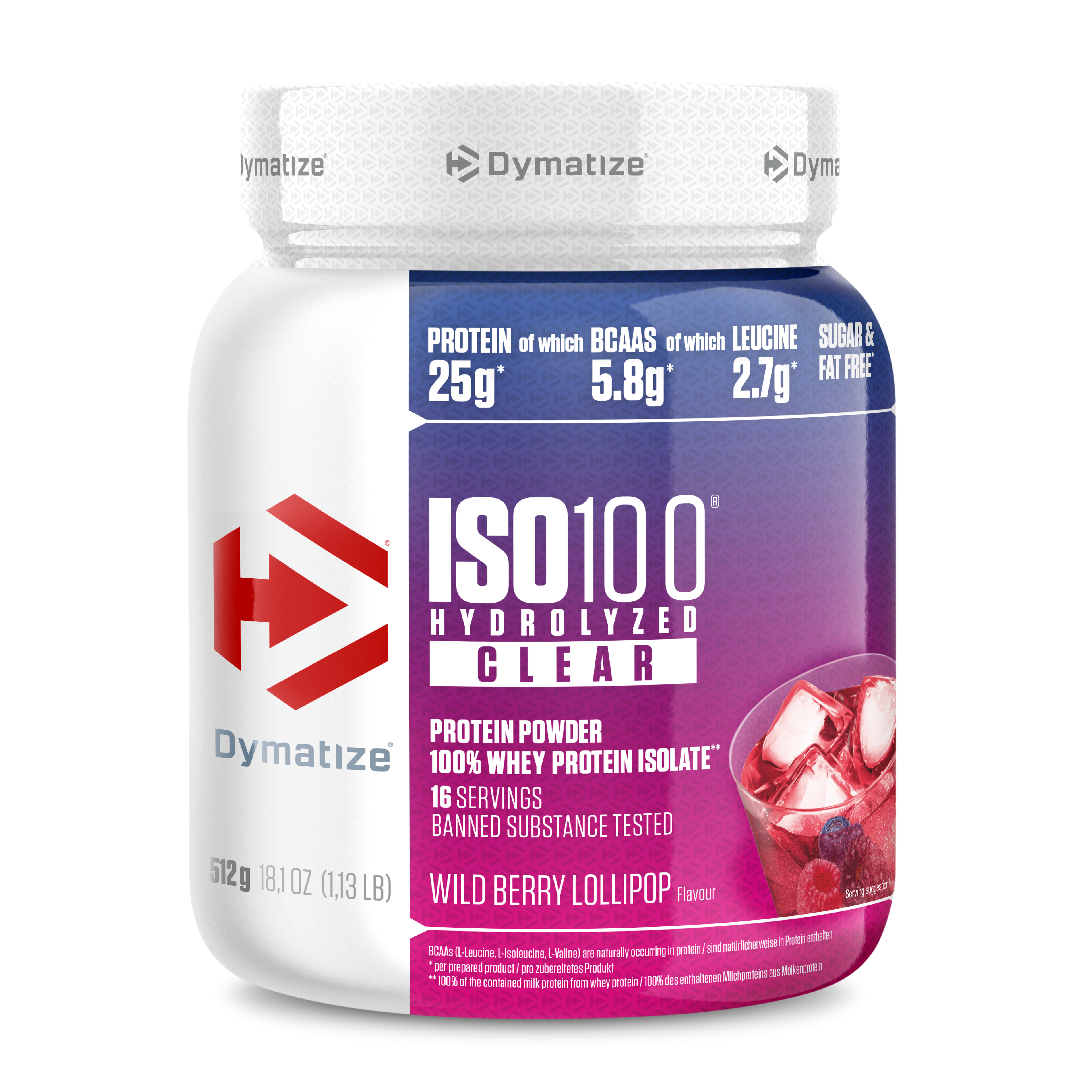 ISO100® HYDROLYZED CLEAR